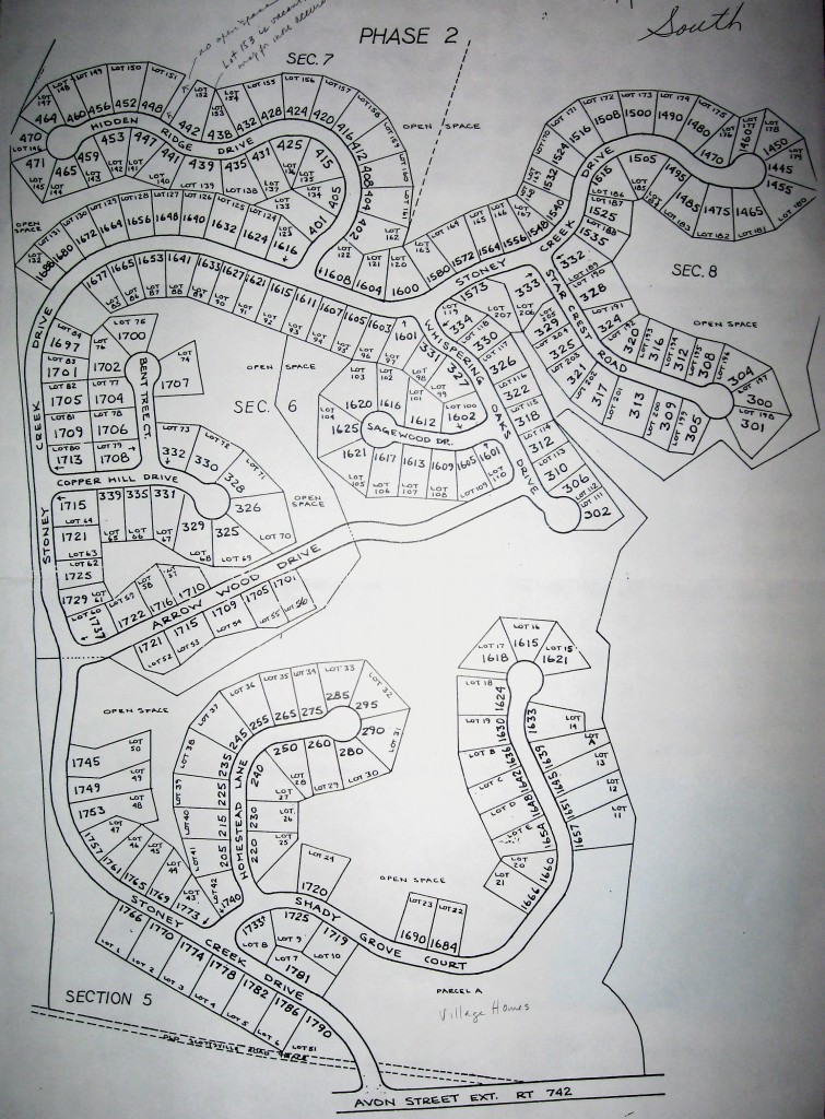 Mill Creek South Lot Divisions